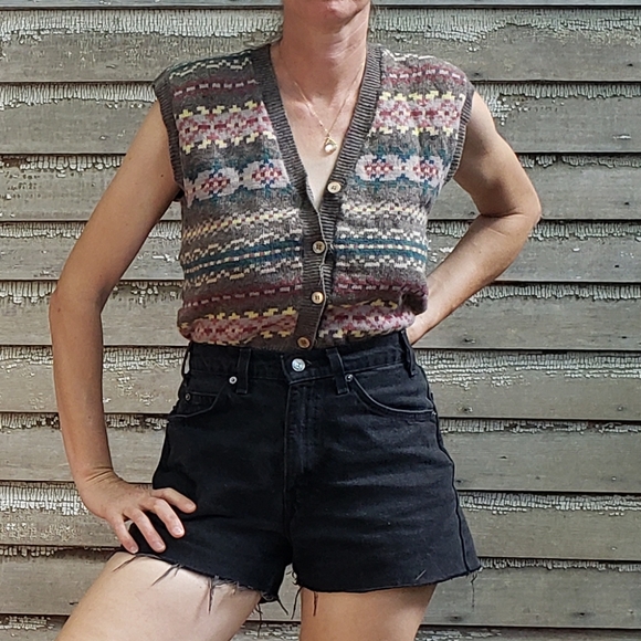 VTG Lambswool Sweater Vest - Picture 3 of 6